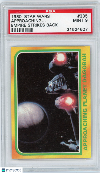 1980 Star Wars Empire Strikes Back Approaching.. . #335 PSA 9