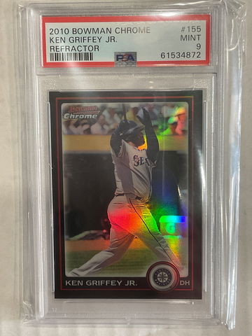 2010 Bowman Chrome Ken Griffey Jr Refractor 