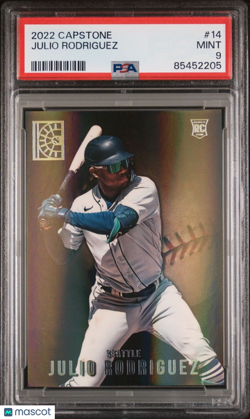 2022 Capstone Julio Rodriguez #14 Red PSA 9