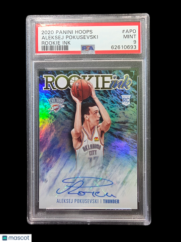 2020 Panini Hoops Rookie Ink Aleksej Pokusevski #APO PSA 9