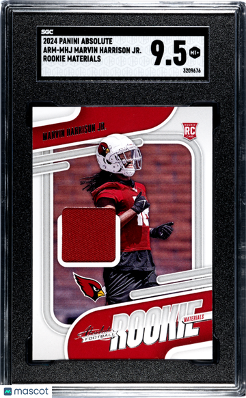 2024 Panini Absolute Marvin Harrison JR. #ARM-MHJ Rookie Mat. SGC 9.5