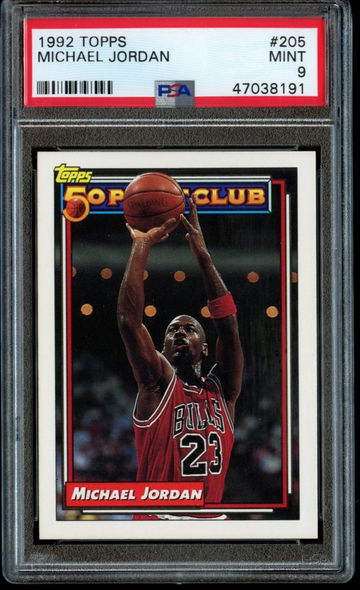 1993-94 Topps Michael Jordan PSA 9 Mint #205
