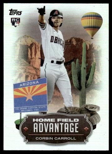 2023 Topps HA-15 Corbin Carroll Home Field Advantage Rookie Arizona Diamondbacks