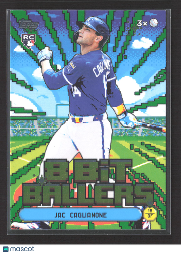 2026 Topps 8-Bit Ballers Jac Caglianone #8B-1 Green /99 RC
