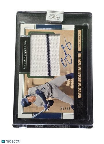 2025 Panini Three and Two George Lombard Jr. /99 Autograph Patch