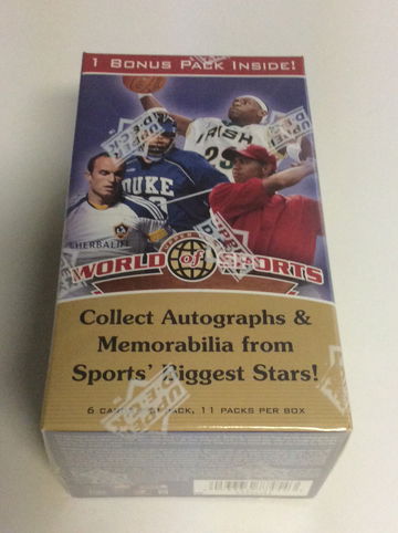2010 Upper Deck World Of Sports Box
