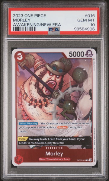 2023 One Piece Awakening of the New Era Morley #16 PSA 10