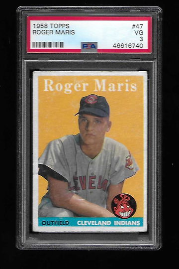 1958 Topps Roger Maris PSA 3