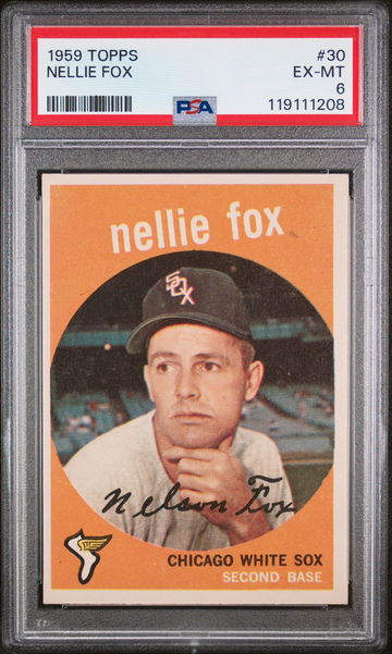 1959 Topps Nellie Fox #30 PSA 6