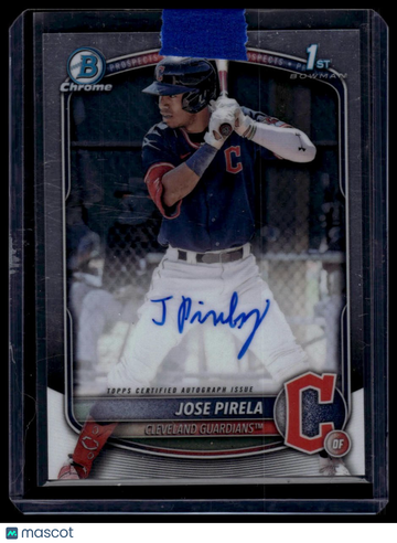 2025 Bowman Jose Pirela #CPA-JP Chrome Prospect Autographs AU