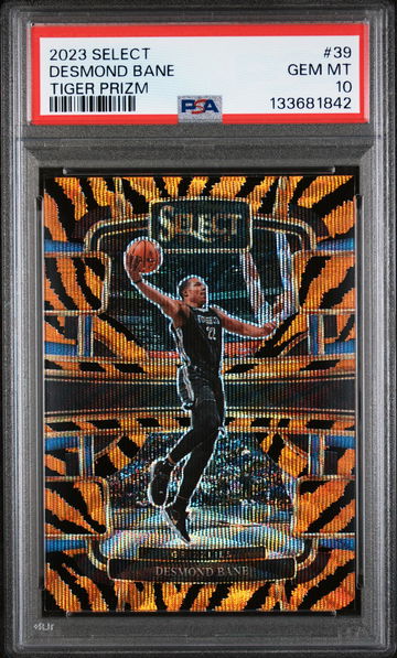 2023 Panini Select Tiger Desmond Bane #39 PSA 10