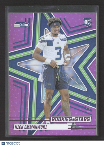 2025 Panini Rookies & Stars Nick Emmanwori #163 Purple 297/999 RC