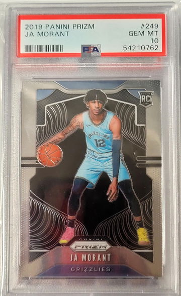 2019-20 Prizm RC Ja Morant PSA 10
