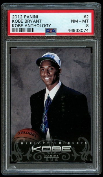 2012-13 Panini Kobe Bryant Anthology #2 PSA 8 NM-MT LA Lakers HOF