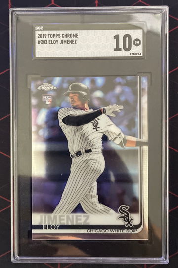 2019 Topps Chrome #202 Eloy Jimenez SGC 10