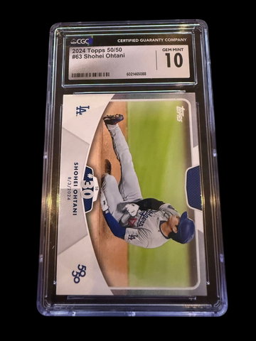 2024 Topps 50/50 | Shohei Ohtani | #63 | CGC 10