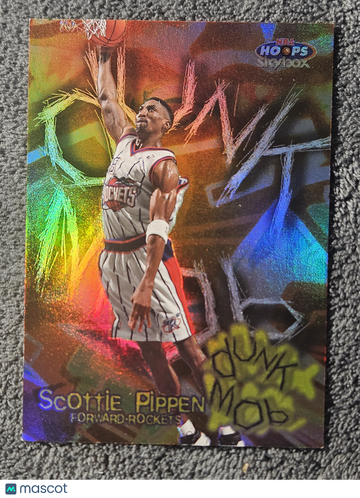 1999 SkyBox NBA Hoops Dunk Mob Scottie Pippen #6
