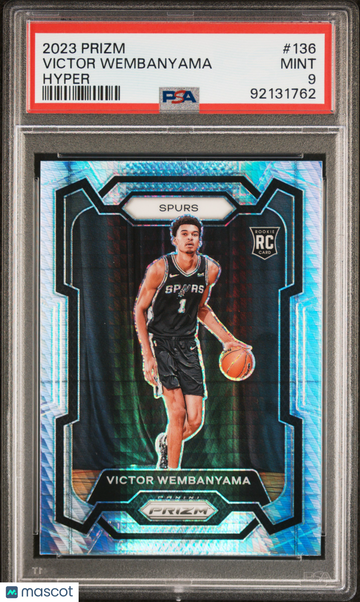 2023 Panini Prizm Victor Wembanyama #136 Hyper PSA 9