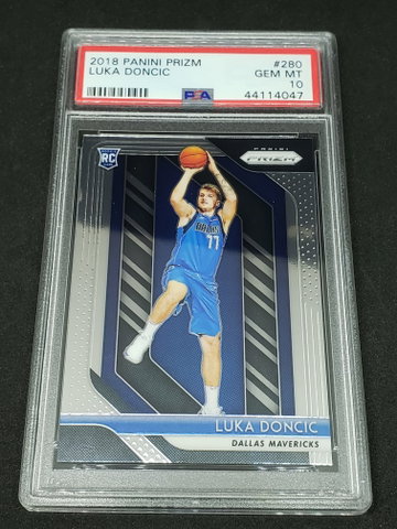 2018-19 Luka Doncic Prizm PSA 10 RC Rookie Card
