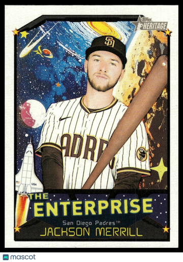 2026 Topps Heritage Jackson Merrill #RE-JM The Enterprise