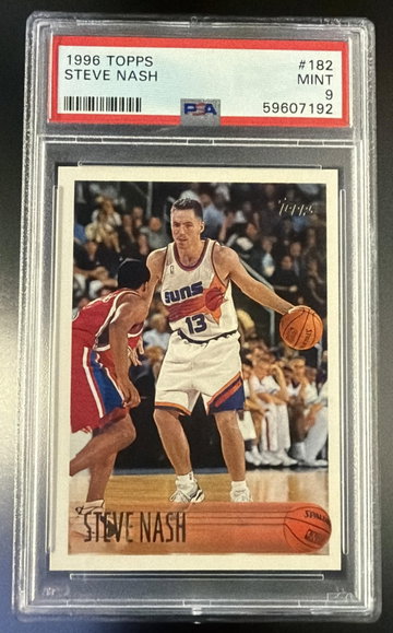 1996 Topps Steve Nash #182 PSA 9
