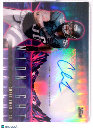 2024 Topps Midnight Football Horizon Signatures Chris Long