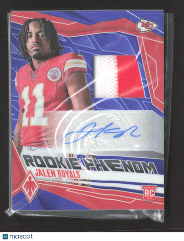 2025 Panini Phoenix Rookie Phenom Jalen Royals #RPJ-JRS /49 Patch RC