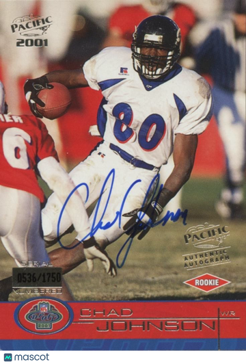 2001 Pacific Chad Johnson Rookie