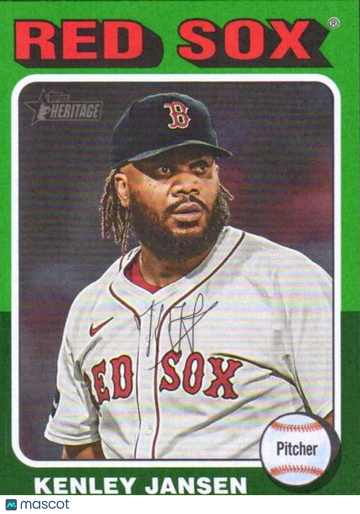 2024 Topps Heritage - Green Border Kenley Jansen #566