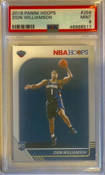 2019 Zion Williamson Hoops PSA 9