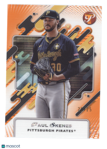 2025 Topps Pristine Paul Skenes #157 Orange Pulsar