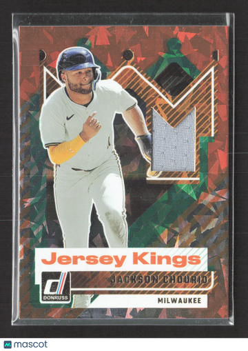2025 Panini Donruss Baseball Jersey Kings Jackson Chourio #JK-JC Memorabilia
