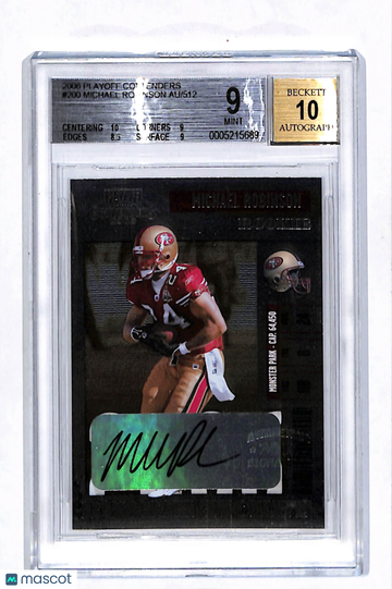 2006 Playoff Contenders M.Robinson 512 EXCH #200 /512 AU/ Rookie BGS 9 Auto 10