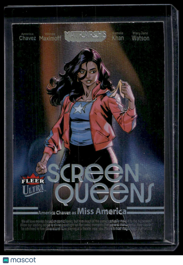 2024 Fleer Ultra Matriarchs of Marvel - Screen Queens Miss America 4.9/5.0 #SQ-15