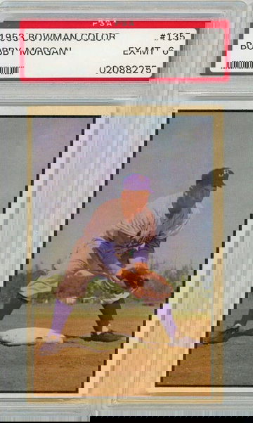 1953 Bowman Color Bobby Morgan #135 PSA 6 P1340