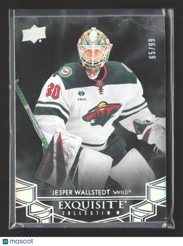 2025 Upper Deck Exquisite Collection Jesper Wallstedt #EB-17 /99