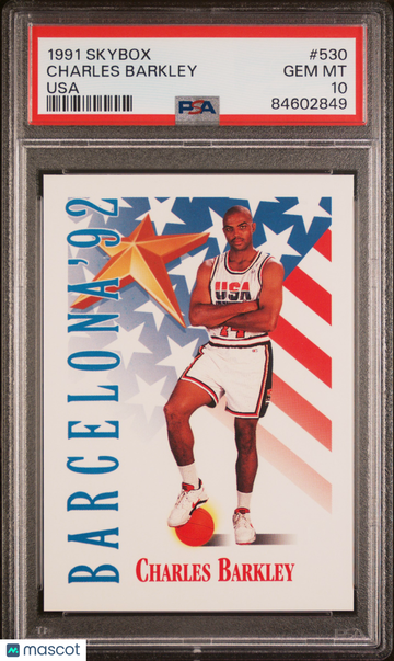 1991 Skybox Charles Barkley #530 PSA 10 -Dream Team USA - 76ers