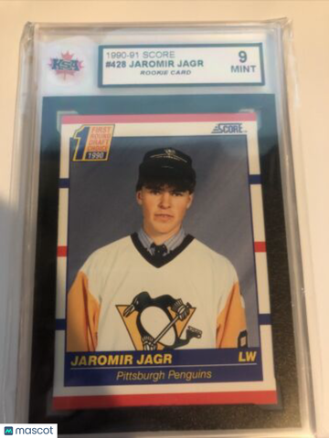 1990-91 Score Jaromir Jagr Rookie KSA 9