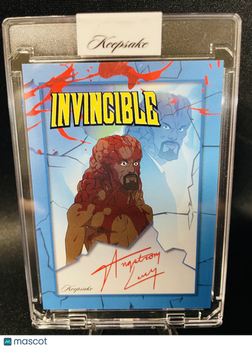 2026 Super Products Keepsake Invincible Angstrom Levy Auto Signagraph #16 #/50 Trading Card