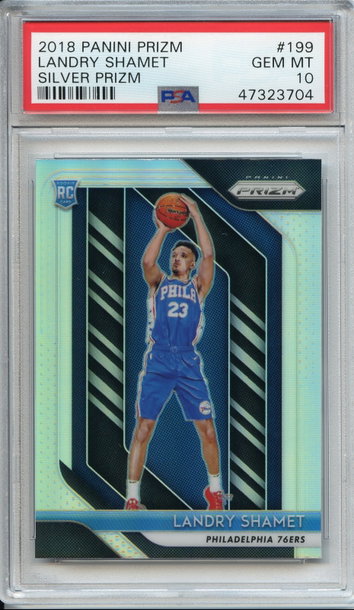 Landry Shamet Silver Prizm PSA 10