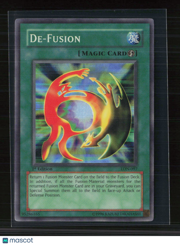 2003 Yu-Gi-Oh! Labyrinth of Nightmare De-Fusion Super Rare 1st Edition