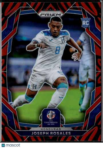 Joseph Rosales 2024 Panini Prizm Copa America RC Tiger Stripe Honduras