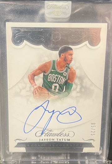 Tatum flawless rookie signatures auto /25