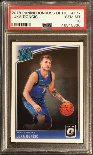 2018-19 Optic - LUKA DONCIC - Rated Rookie - PSA 10