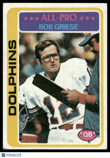 1978 Topps Bob Griese #120