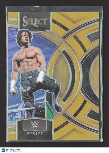 2024 Panini Select WWE Wes Lee #178 Gold Prizm /10
