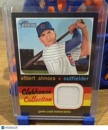 2020 Topps Heritage - Clubhouse Collection Relics (High Number) Albert Almora #CCR-AA