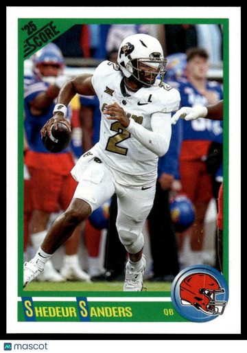 2025 Score Shedeur Sanders #2 Anniversary Rookies
