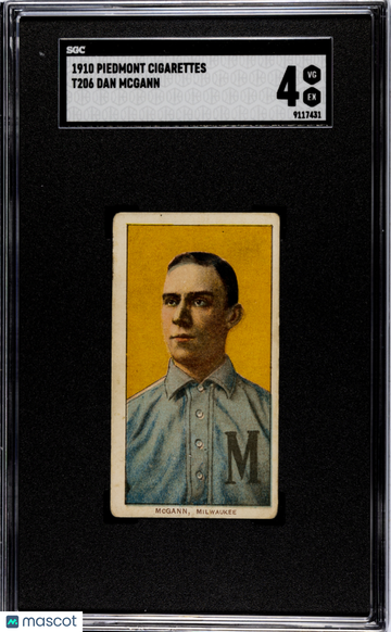 1910 Piedmont Cigarettes (T206) Dan Mcgann SGC 4