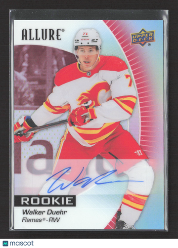 2024 Upper Deck Allure Walker Duehr #118 Red Rainbow Auto Auto